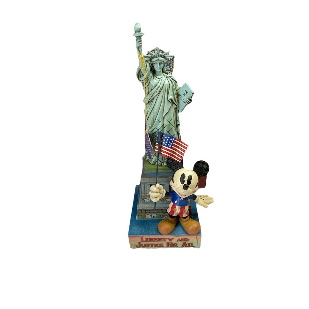 Jim Shore Disney Traditions 4007663 LIBERTY & JUSTICE FOR ALL Figurine